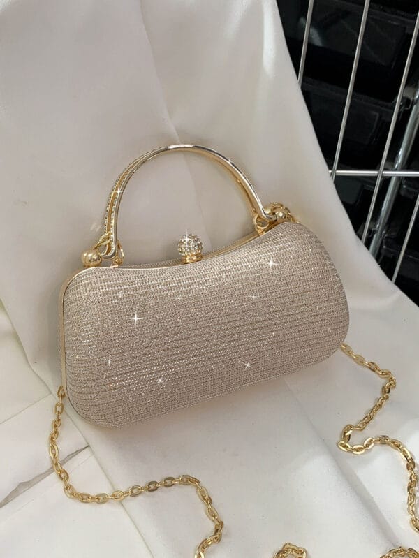 Glamorous glitter bag perfect for weddings, parties, and special events
