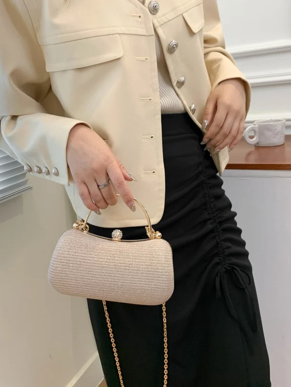Glamorous glitter bag perfect for weddings, parties, and special events
