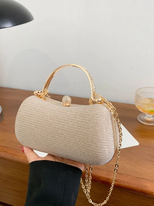 Glamorous glitter bag perfect for weddings, parties, and special events