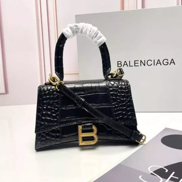 Women’s Balenciaga Hourglass Medium Sling Bag with Charms – Designer luxury purse 2025